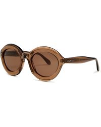 Alaïa - Oval-Frame Sunglasses - Lyst