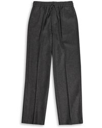 Drole de Monsieur - Le Pantalon Elastique Flanelle Wool-Blend Trousers - Lyst