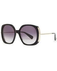 Max Mara - Malibu Oversized Round-frame Sunglasses - Lyst