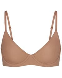 Skims - Unlined Stretch-Jersey Demi Bra - Lyst
