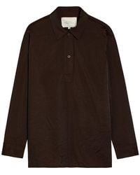 Studio Nicholson - Pinole Nylon And Wool-Blend Shirt - Lyst