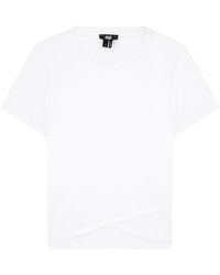 PAIGE - Noemi Stretch-Jersey T-Shirt - Lyst