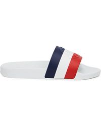 Moncler - Rubber Slides 'Basile' - Lyst
