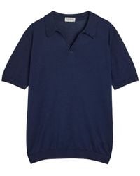 John Smedley - Noah Cotton Polo Shirt - Lyst