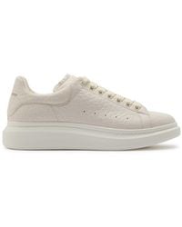 Alexander McQueen - Oversized Grained Leather Trainers - Lyst