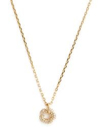 COACH - Tea Rose Crystal-embellished Necklace - Lyst