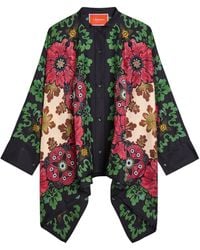 La DoubleJ - Foulard Floral Silk-Twill Shirt - Lyst