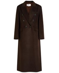 Victoria Beckham - Double-Breasted Wool And Cashmere-Blend Coat - Lyst