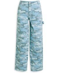 Damson Madder - Drew Camouflage Straight-Leg Jeans - Lyst