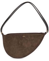 TOTEME - Scooped Sling Suede Cross-Body Bag - Lyst