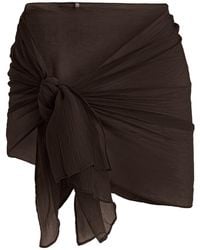 Away That Day - Sicily Fine-Knit Sarong - Lyst