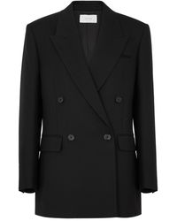 The Row - Myriam Double-breasted Wool-blend Blazer - Lyst