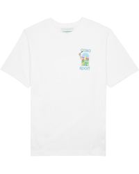 Casablanca - Casa Sport Printed Cotton T-shirt - Lyst
