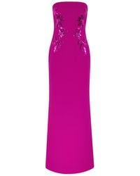 Rebecca Vallance - Venetia Sequin-embellished Strapless Gown - Lyst