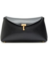 TOTEME - T-Lock Mini Leather Clutch - Lyst