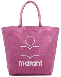 Isabel Marant - Yenky Logo-embroidered Canvas Tote - Lyst