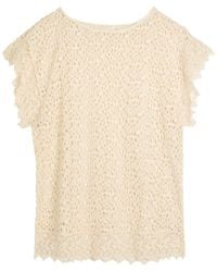 Suzie Kondi - Kristina Open Cotton-Knit Mini Kaftan - Lyst