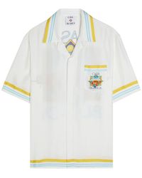 CASABLANCA - Flower Court Icon Shirt - Lyst