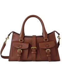 Mulberry - Roxanne Small Heritage Leather Cross-Body Bag - Lyst