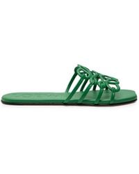 Loewe - Paula's Ibiza Petal Anagram Leather Slides - Lyst