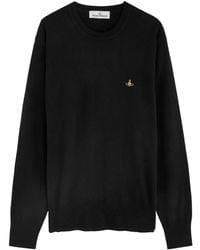 Vivienne Westwood - Alex Logo Wool-Blend Jumper - Lyst