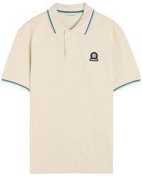 Sandbanks - Logo Piqué Cotton Polo Shirt - Lyst