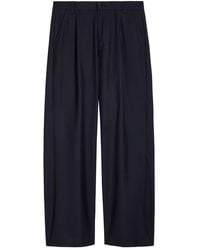 Oliver Spencer - Orsman Wide-Leg Wool Trousers - Lyst