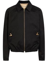 Valentino Garavani - Vlogo Cotton Jacket - Lyst