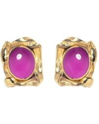 Completedworks - Resin And 18Kt-Plated Stud Earrings - Lyst