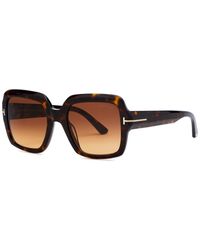 Tom Ford - Kaya Square-frame Sunglasses - Lyst