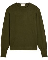 Officine Generale - Knit Merino Wool Jumper - Lyst