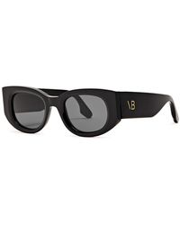 Victoria Beckham - Oval-frame Sunglasses - Lyst