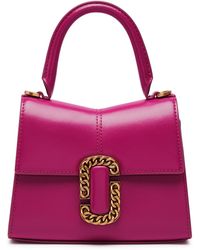 Marc Jacobs - The St Marc Mini Leather Top Handle Bag - Lyst