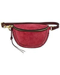 Isabel Marant - Skano Suede Cross-Body Bag - Lyst