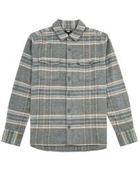 PAIGE - Wilbur Checked Brushed Cotton Overshirt - Lyst
