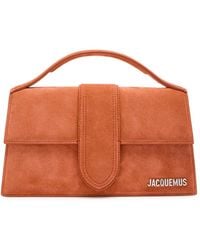Jacquemus - Le Grande Bambino Suede Top Handle Bag - Lyst
