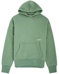 About Blank - Box Logo-Print Hooded Cotton Sweatshirt - Lyst