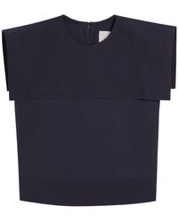 Les Vacances d'Irina - Puritan Textured Cotton Top - Lyst