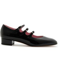 CAREL PARIS - Ariana Patent Leather Mary Jane Flats - Lyst
