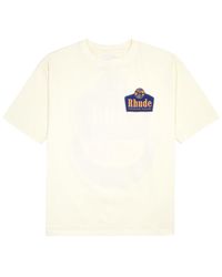 Rhude - Grand Cru Printed Cotton T-shirt - Lyst