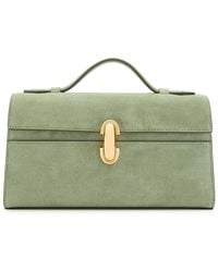 SAVETTE - Symmetry Suede Pochette - Lyst