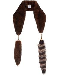 Chloé - The Treasure Tails Shearling Scarf - Lyst