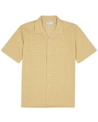 Universal Works - Road Patterned-Jacquard Cotton Shirt - Lyst