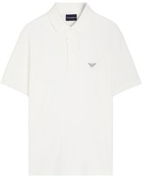 Emporio Armani - Cotton Polo Shirt - Lyst