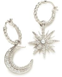 Missoma - X Harris Reed Moonlight -plated Hoop Earrings - Lyst