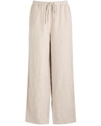 Rails - Emmie Straight-Leg Linen Trousers - Lyst