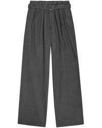 Dries Van Noten - Preach Wide-Leg Cotton Trousers - Lyst