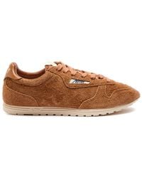 Autry - Windspin Panelled Brushed Suede Sneakers - Lyst