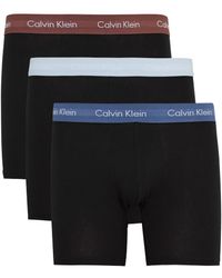 Calvin Klein - Logo Stretch-cotton Boxer Briefs - Lyst