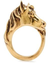 Chloé - The Chloé Chain Horse Ring - Lyst